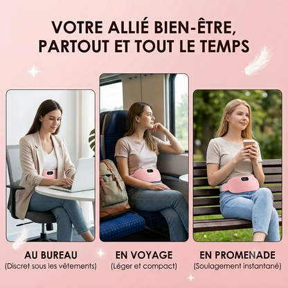 Lunéa™ — Ceinture Chauffante Menstruelle Anti-Douleur